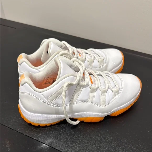 Jordan | Shoes | Jordan White And Orange Sneakers Athletic  display picture 1